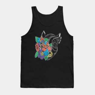 Flower Spring Heart Vintage Comics by Tobe Fonseca Tank Top